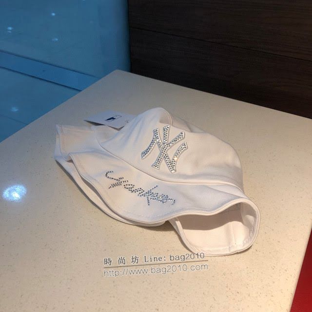 NY男女同款帽子 MLB帶鑽經典漁夫帽遮陽帽  mm1183